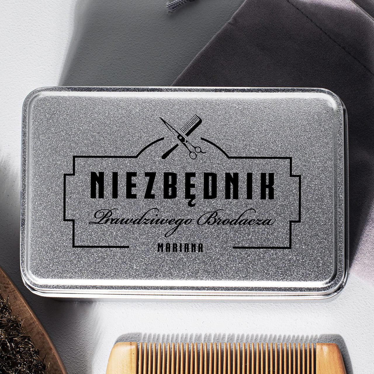 Zestaw do pielęgnacji brody na prezent - Niezbędnik Brodacza