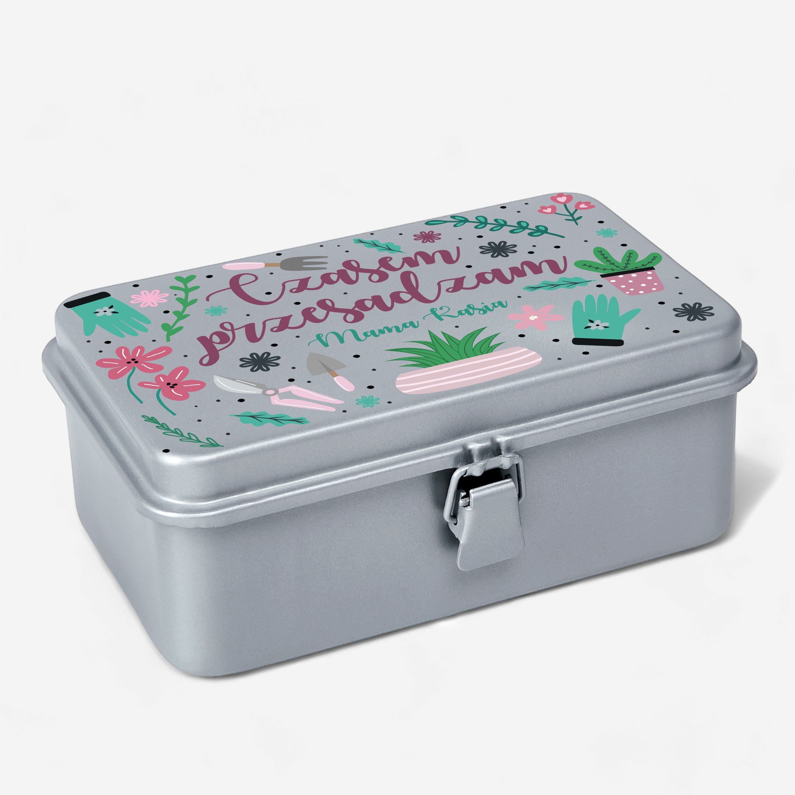 Skrzynka na nasiona - Czasem Przesadzam - prezent dla ogrodniczki