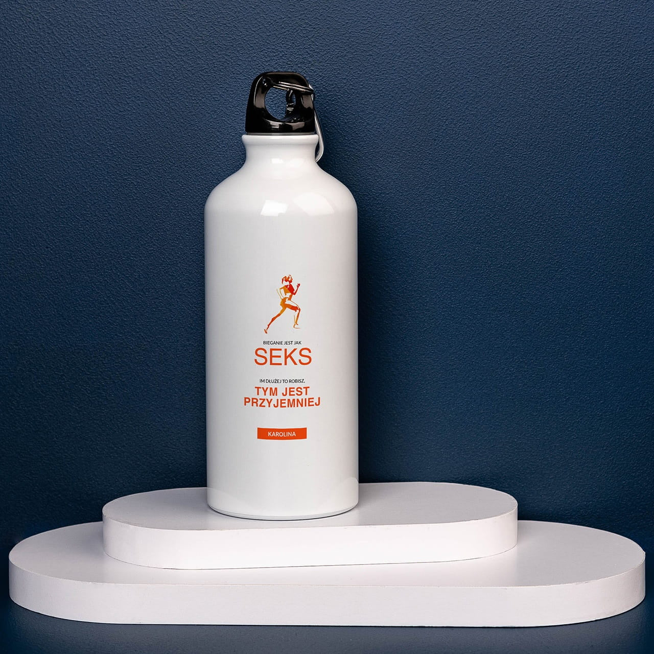 Personalizowany bidon - prezent dla biegaczy prezent dla sportowca bidon personalizowany bidon dla biegacza