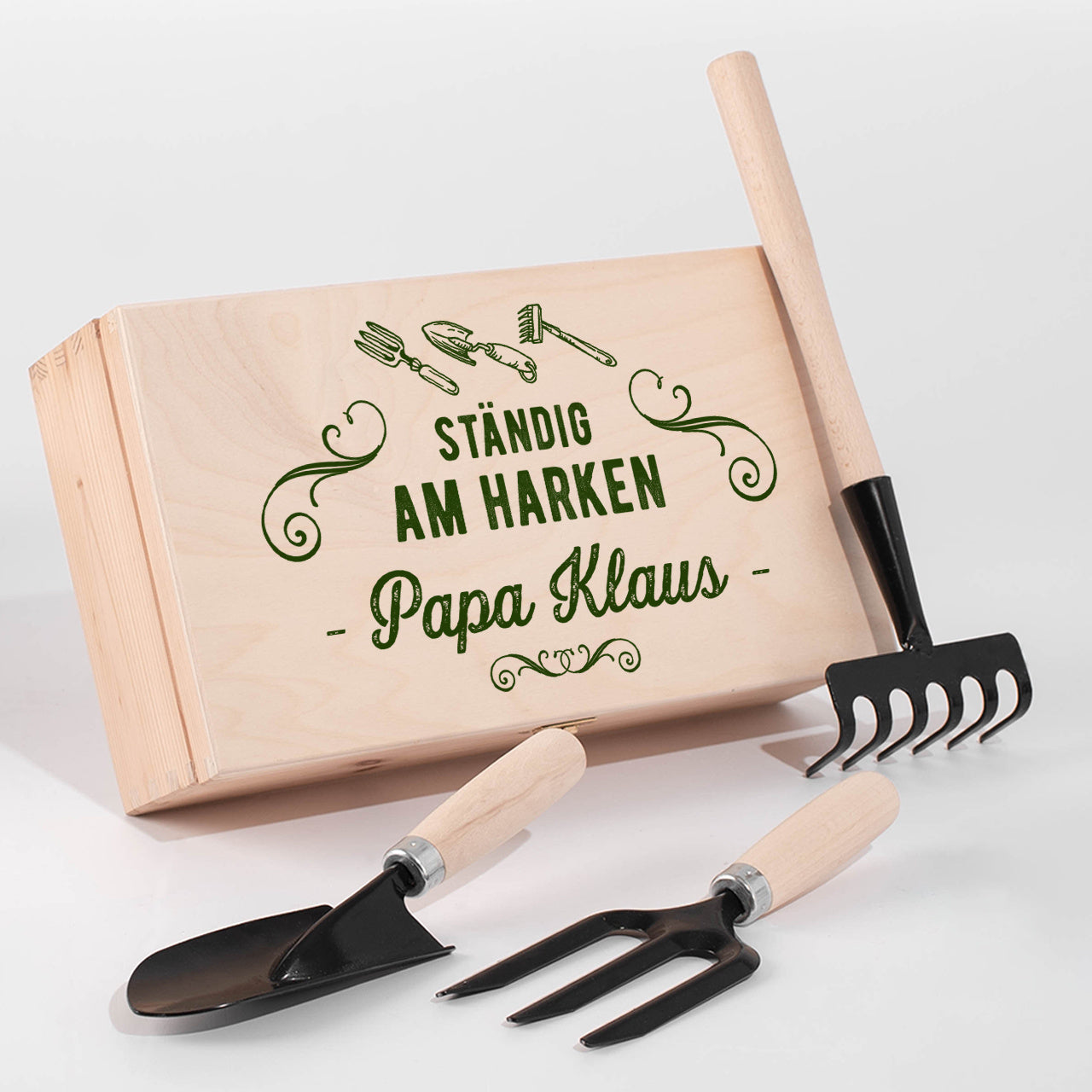 Gartengeräte-Set - Geschenk für den Gärtner - Vater