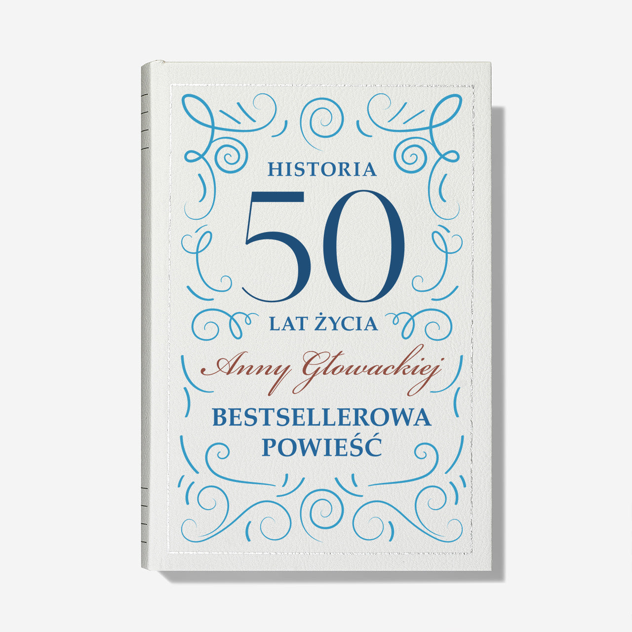 Pudełko książka na prezent z okazji 50 urodzin kobiety