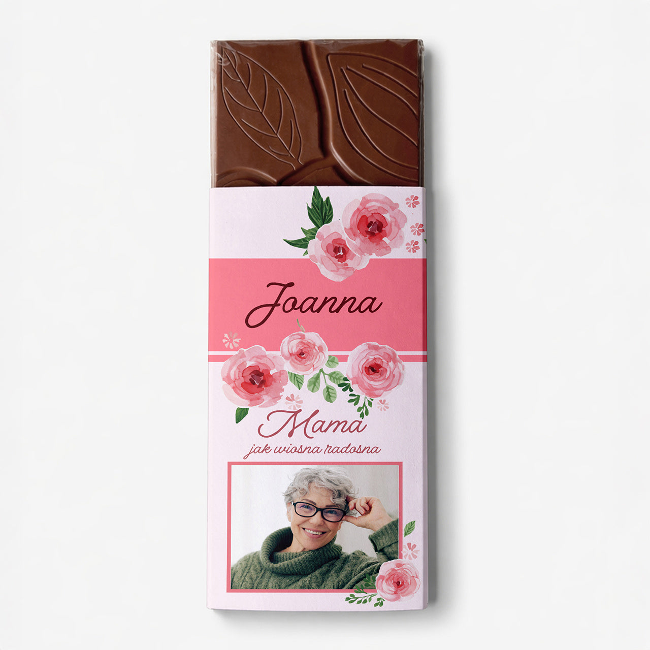 Personalizowana czekolada - upominek dla mamy prezent na dzień mamy czekolada belgijska
