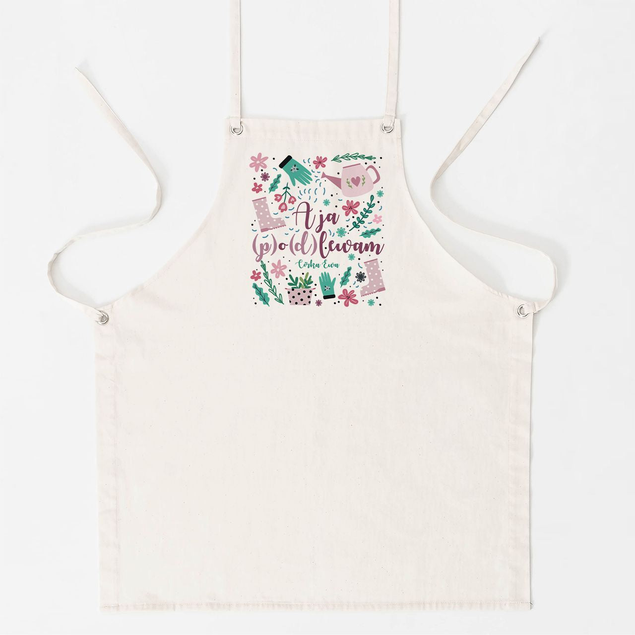 Ogrodowe fartuchy dla mamy i córki prezent dla mamy i córki fartuchy ogrodowe personalizowane fartuchy