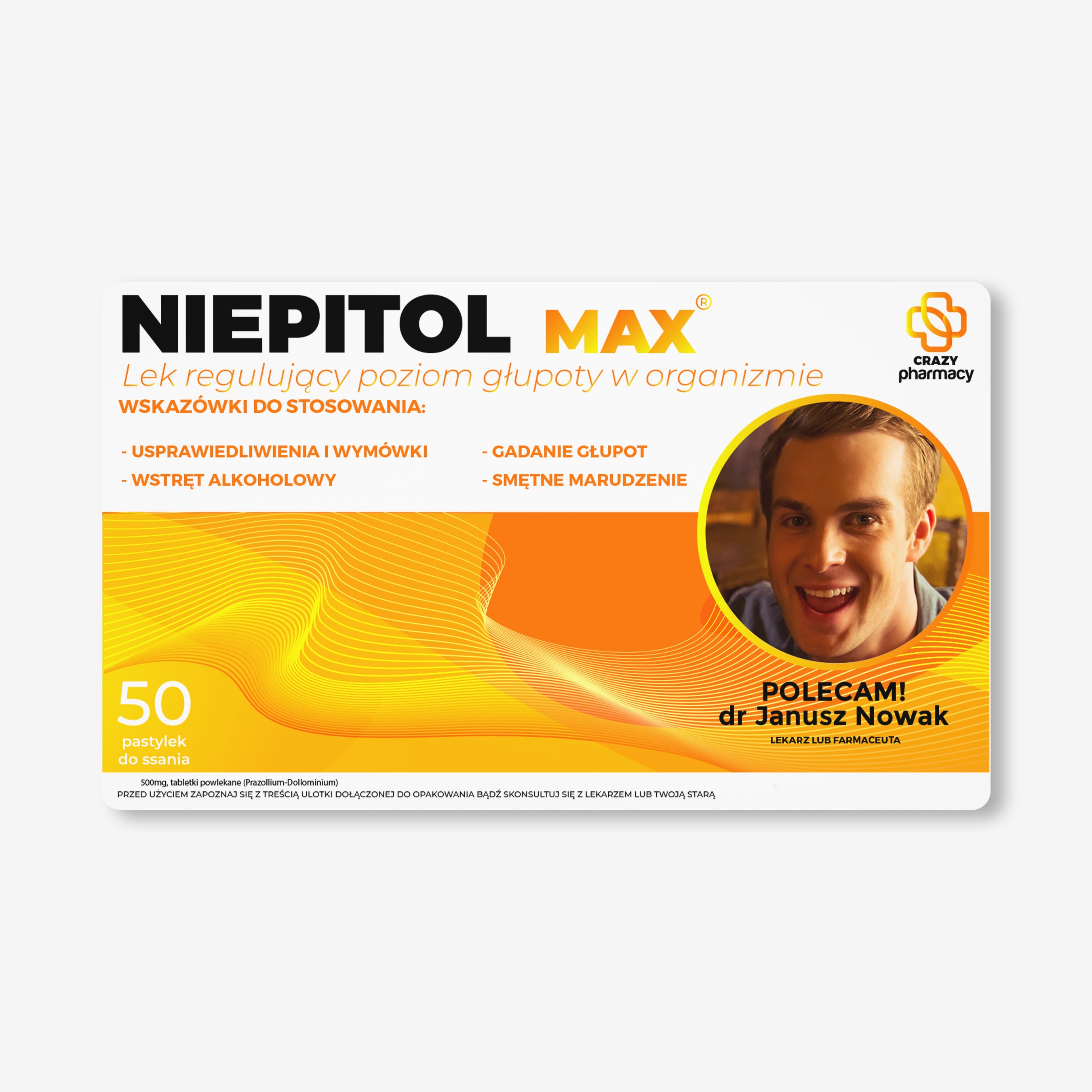 Zestaw cukierków miętowych z etykietą do personalizacji - dla marudy cukierki miętowe personalizowane cukierki