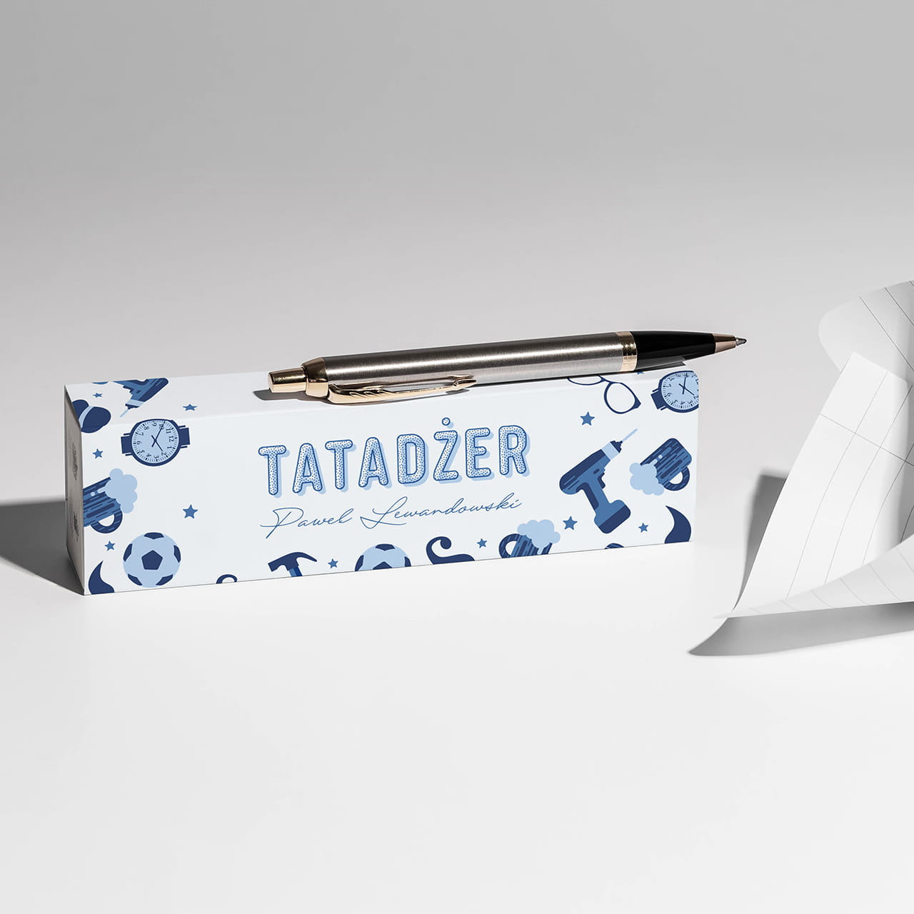 Długopis Parker z dedykacją - Tatadżer - przydatny prezent dla taty prezent na dzień taty prezent na dzień ojca