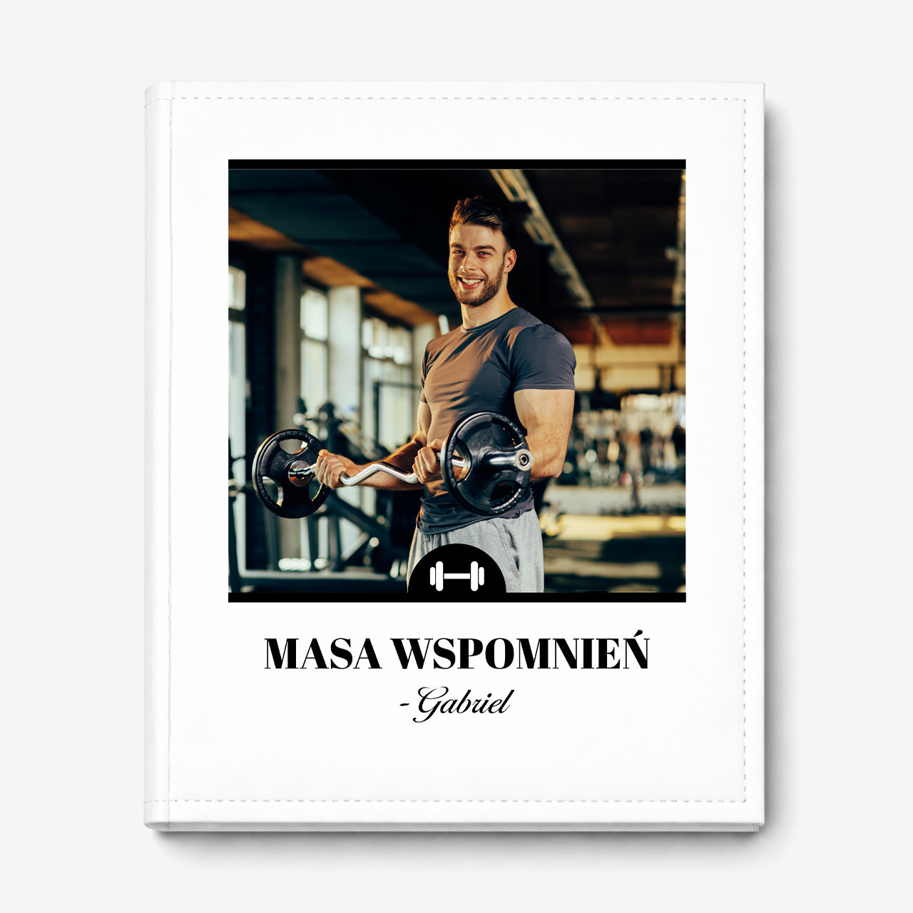 Personalizowany album na prezent dla siłacza album na zdjęcia album do zdjęć prezent dla sportowca