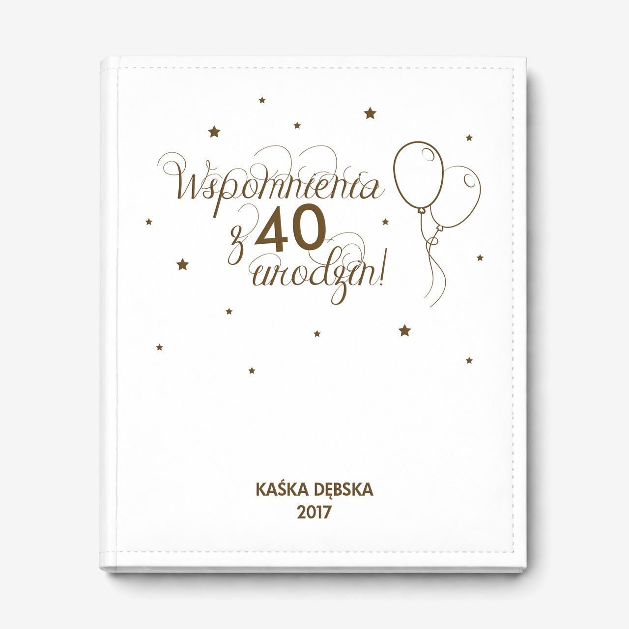 Personalizowany album na 40 urodziny album urodzinowy prezent na 40 urodziny prezent na 40 urodziny dla niej