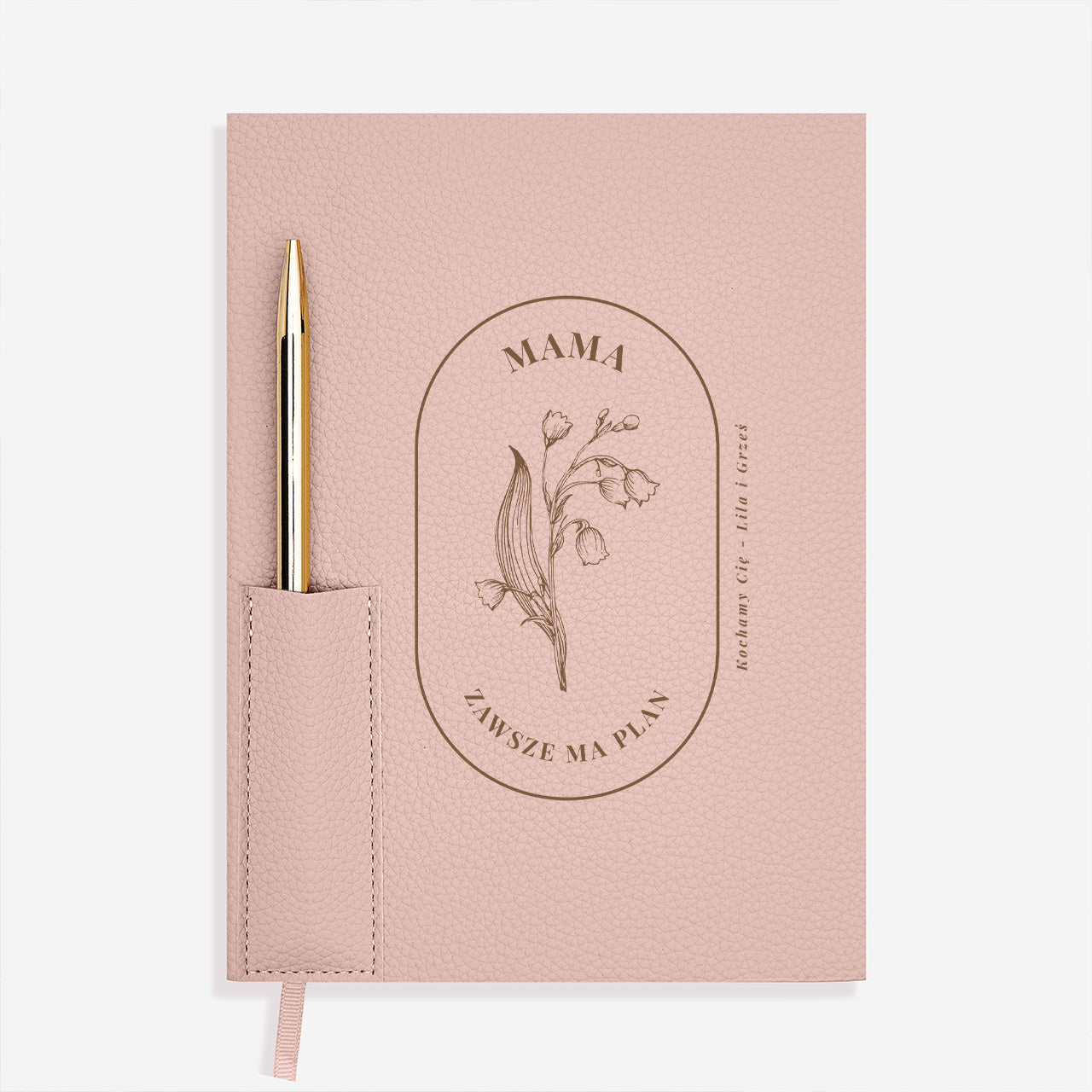 Elegancki planner - przydatny prezent dla mamy personalizowany prezent dla mamy upominek dla mamy na Dzień Mamy