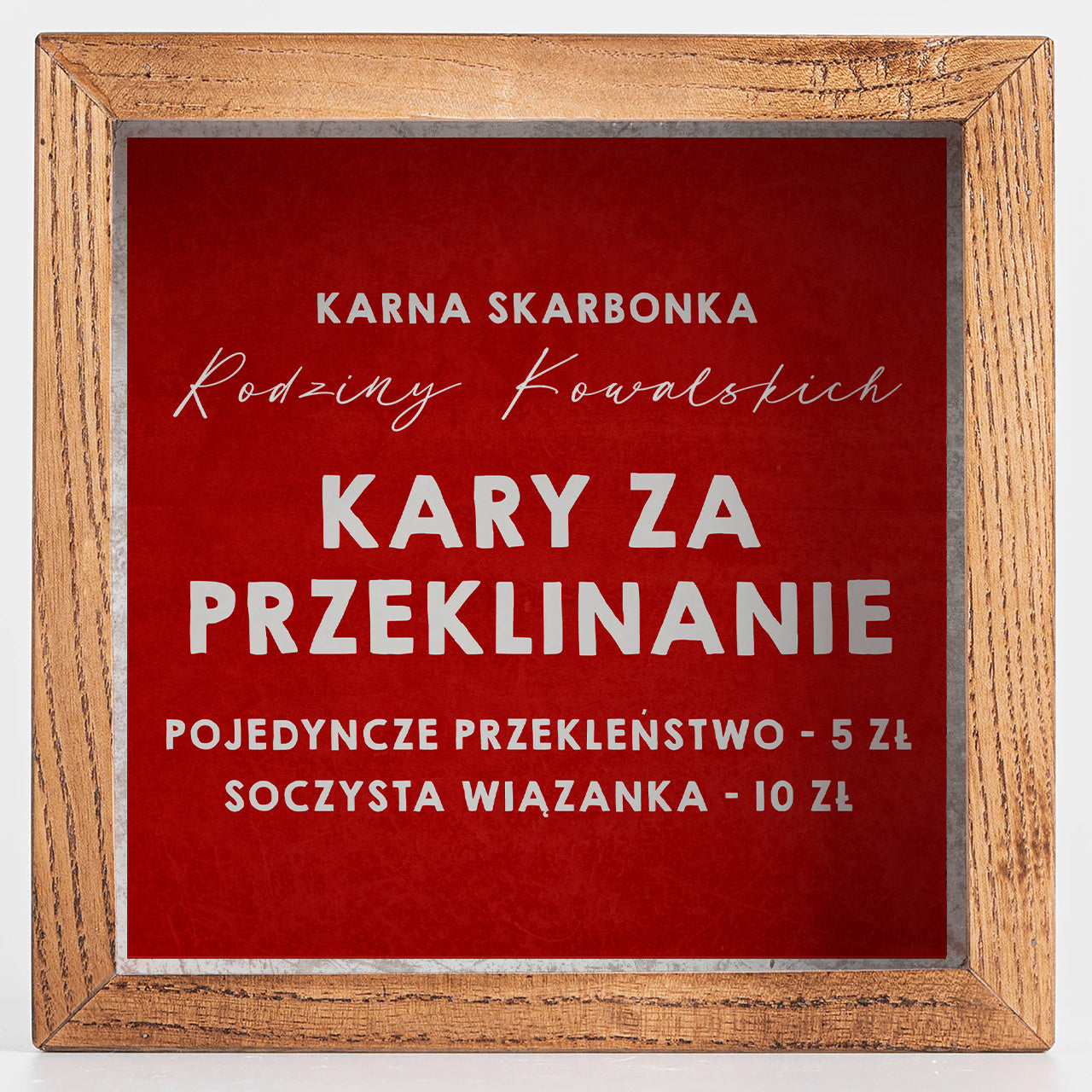 Karna skarbonka za przeklinanie - śmieszny prezent
