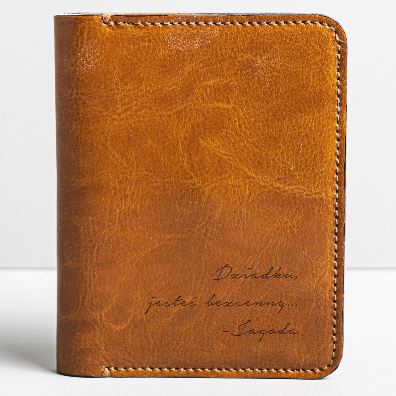 Personalizowany portfel - Bezcenny - praktyczny prezent dla dziadka