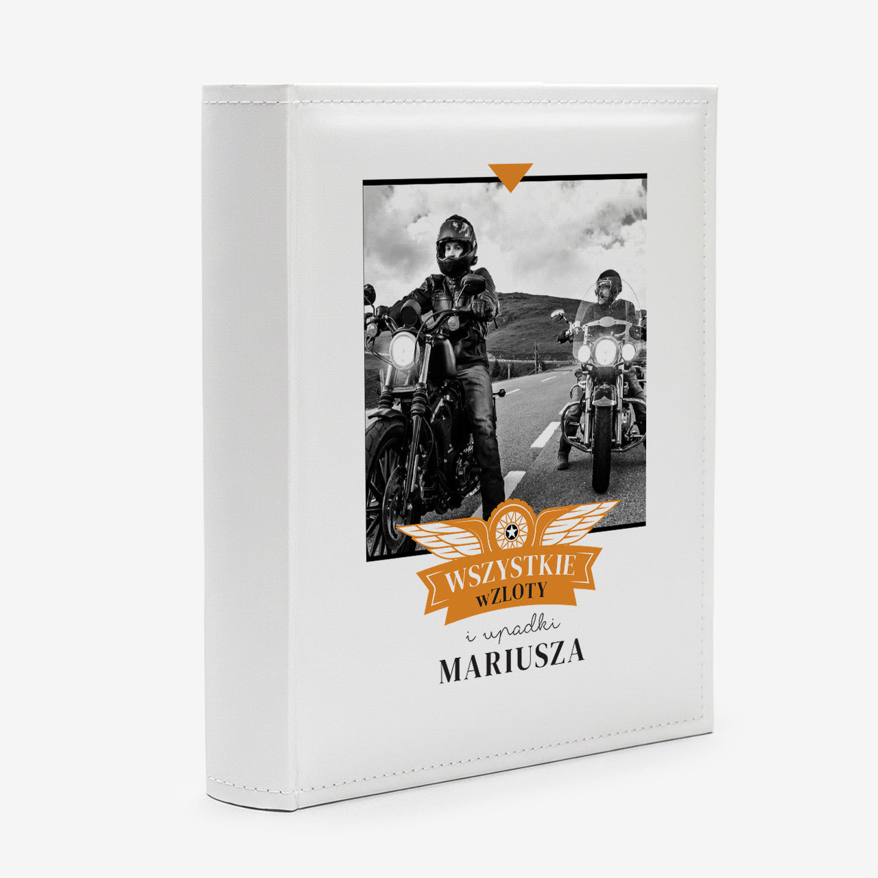 Album personalizowany na prezent dla motocyklisty album na zdjęcia album do zdjęć prezent dla fana motocykli