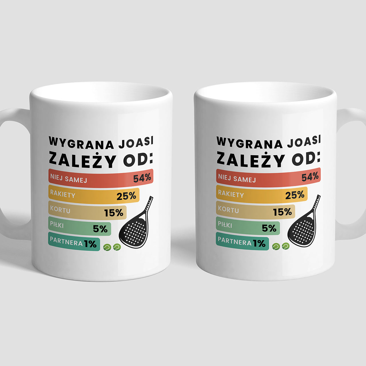 Kubek z personalizacją - prezent dla fana gry w padel