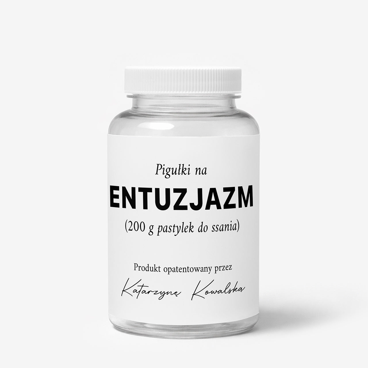 Pojemnik na cukierki z personalizowaną etykietą - prezent dla marudy personalizowany prezent
