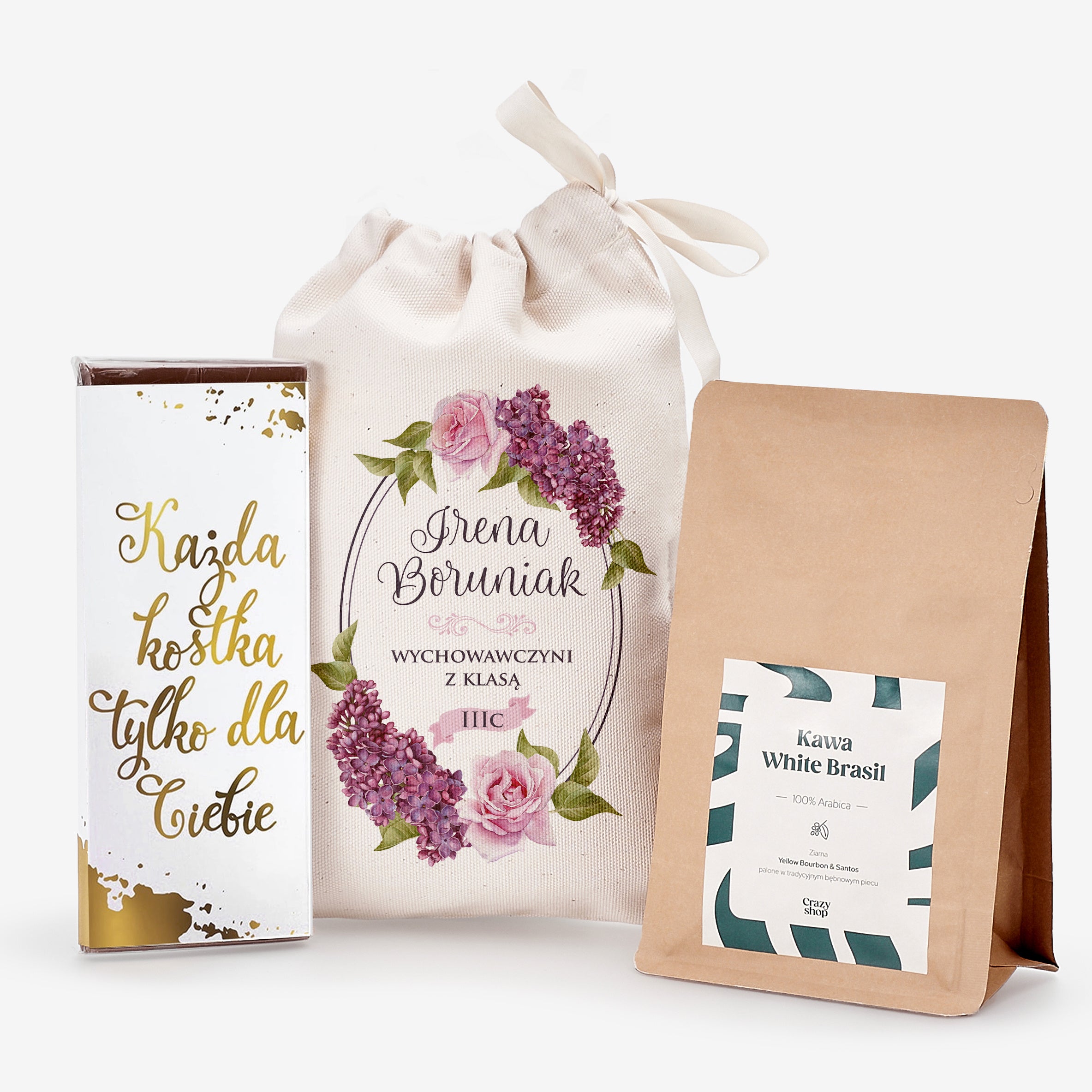 Czekolada z kawą - prezent na Dzień Nauczyciela dla wychowawczyni prezent dla wychowawczyni na dzień nauczyciela