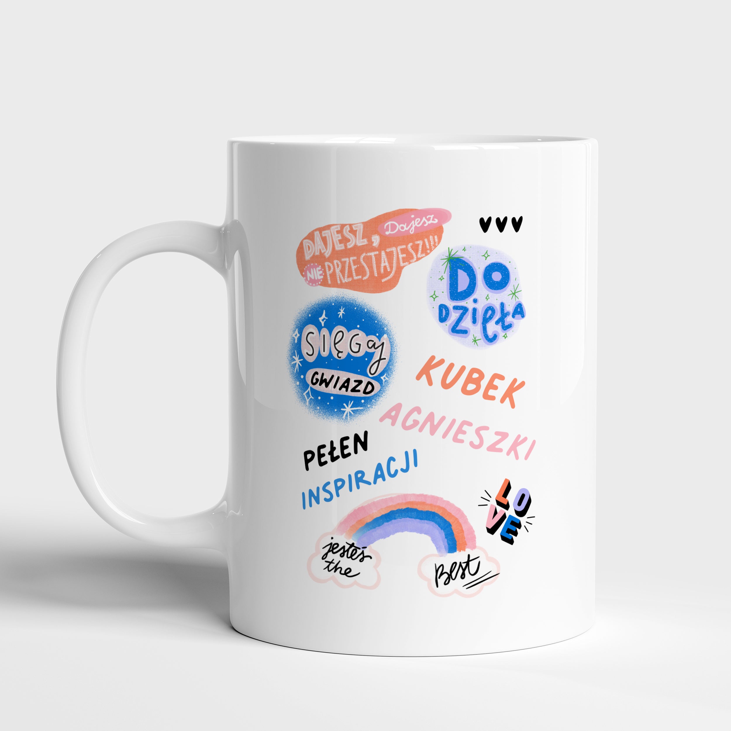 Personalizowany kubek motywacyjny kubek z nadrukiem prezent dla niej kubek na prezent