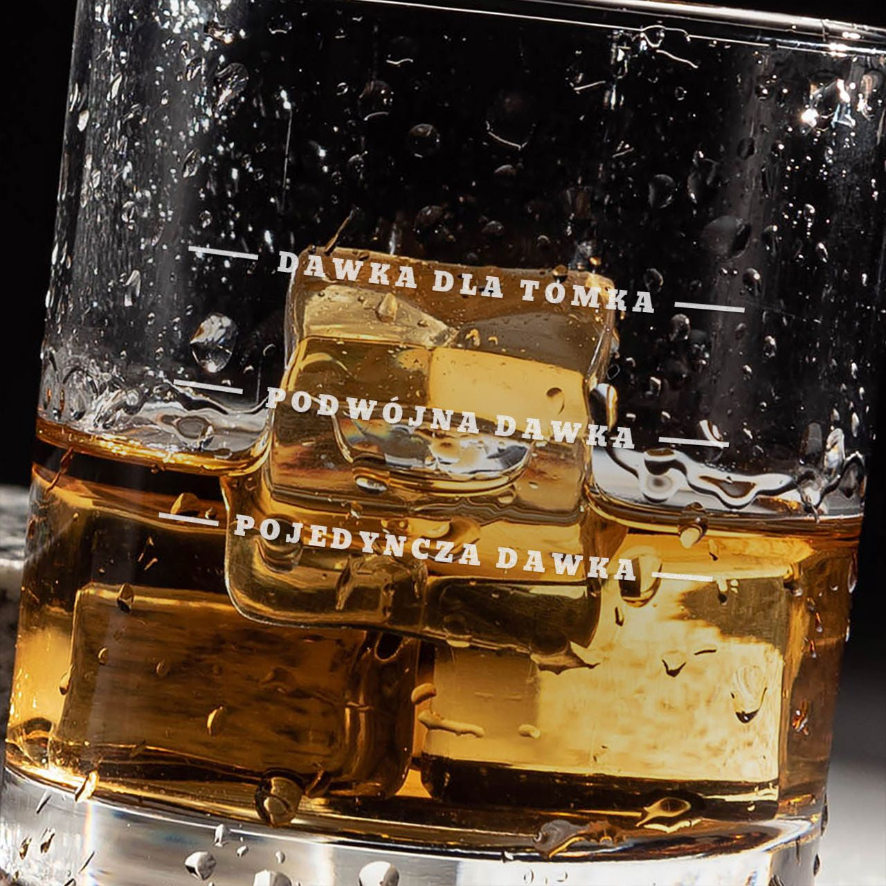 Personalizowana szklanka do whisky - prezent dla konesera whisky