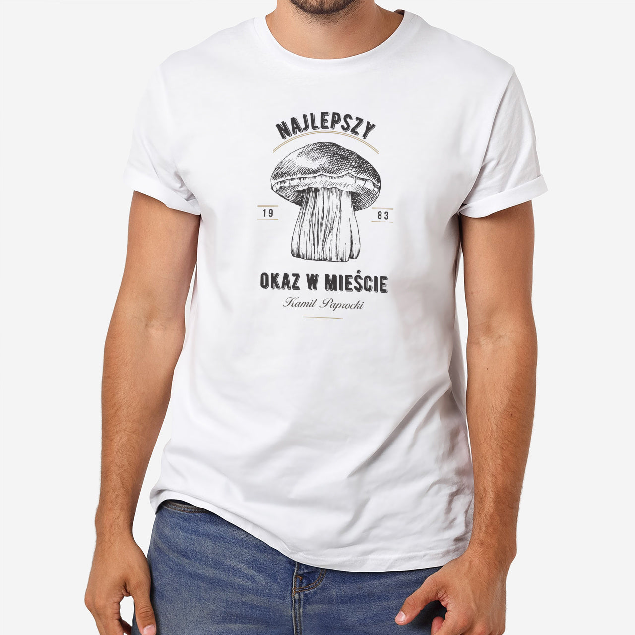 Personalizowana koszulka dla grzybiarza Najlepszy Okaz - XL