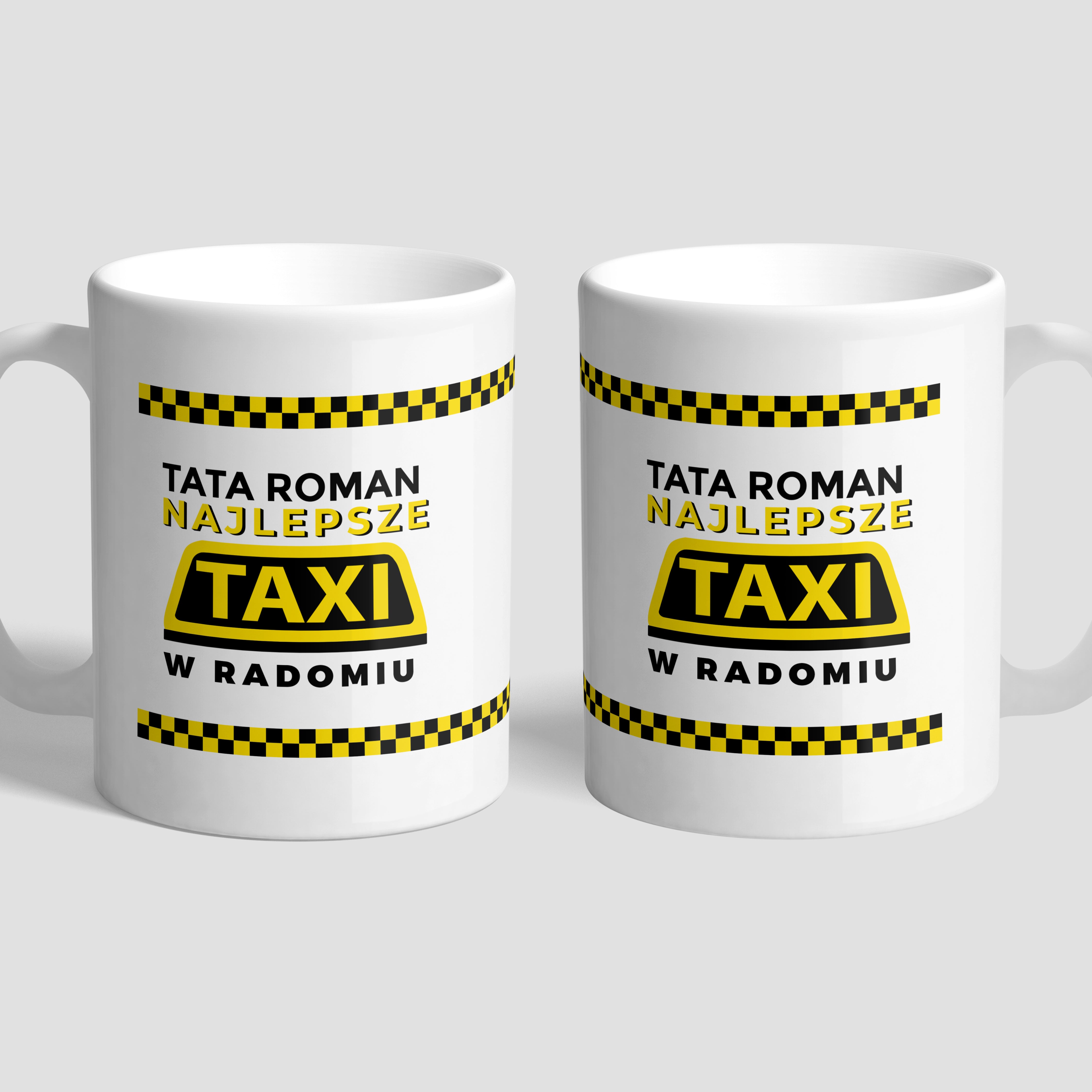 Śmieszny kubek dla taty - Taxi