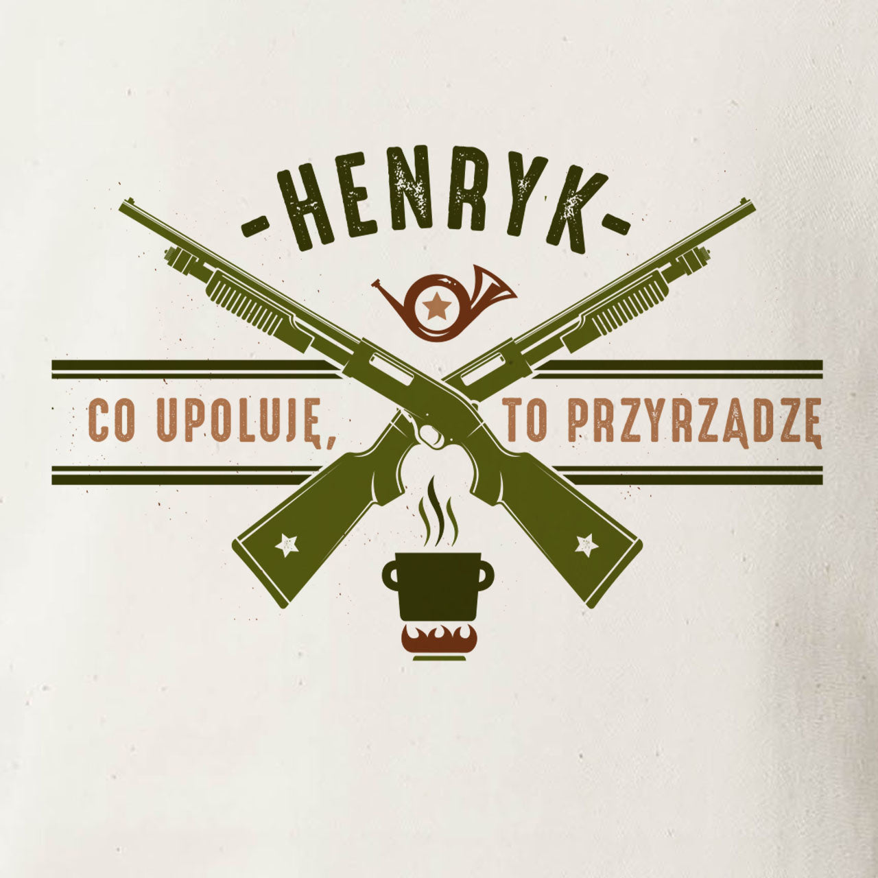Personalizowany fartuch dla myśliwego