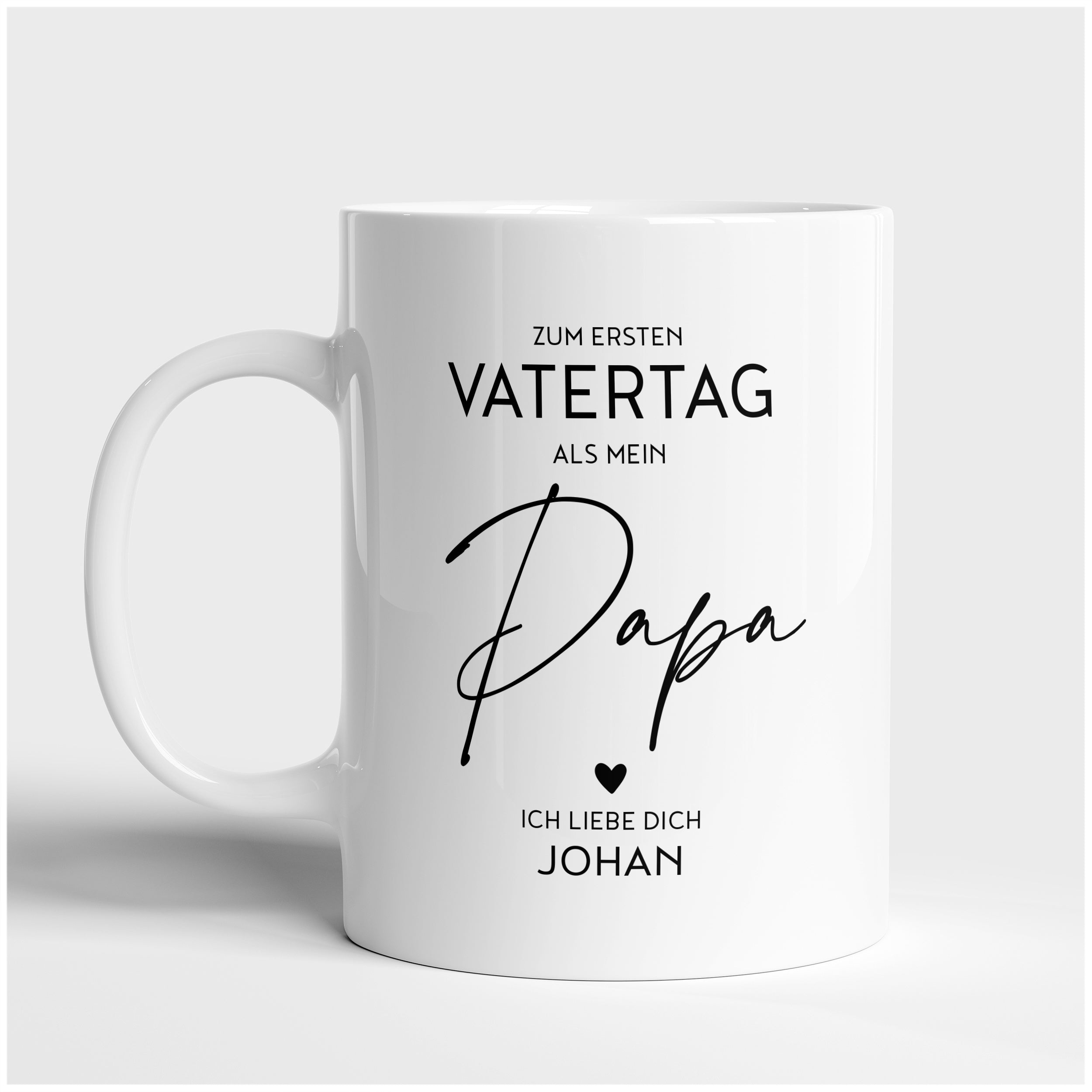 Personalisierter Becher zum ersten Vatertag