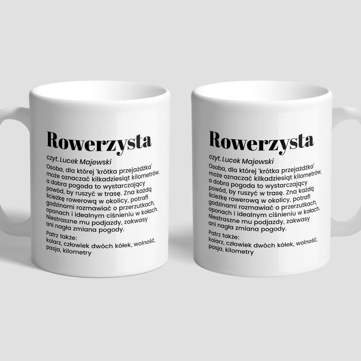 Personalizowany kubek dla rowerzysty - prezent dla kolarza