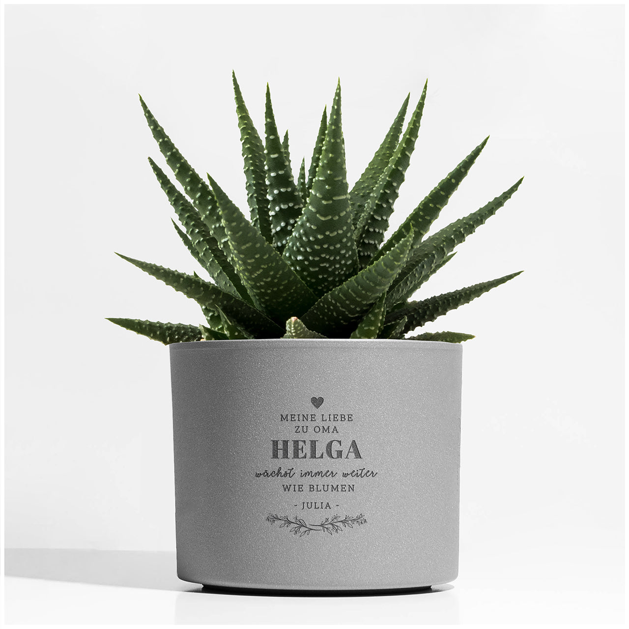 Blumentopf für Oma LIEBE WÄCHST WIE BLUMEN