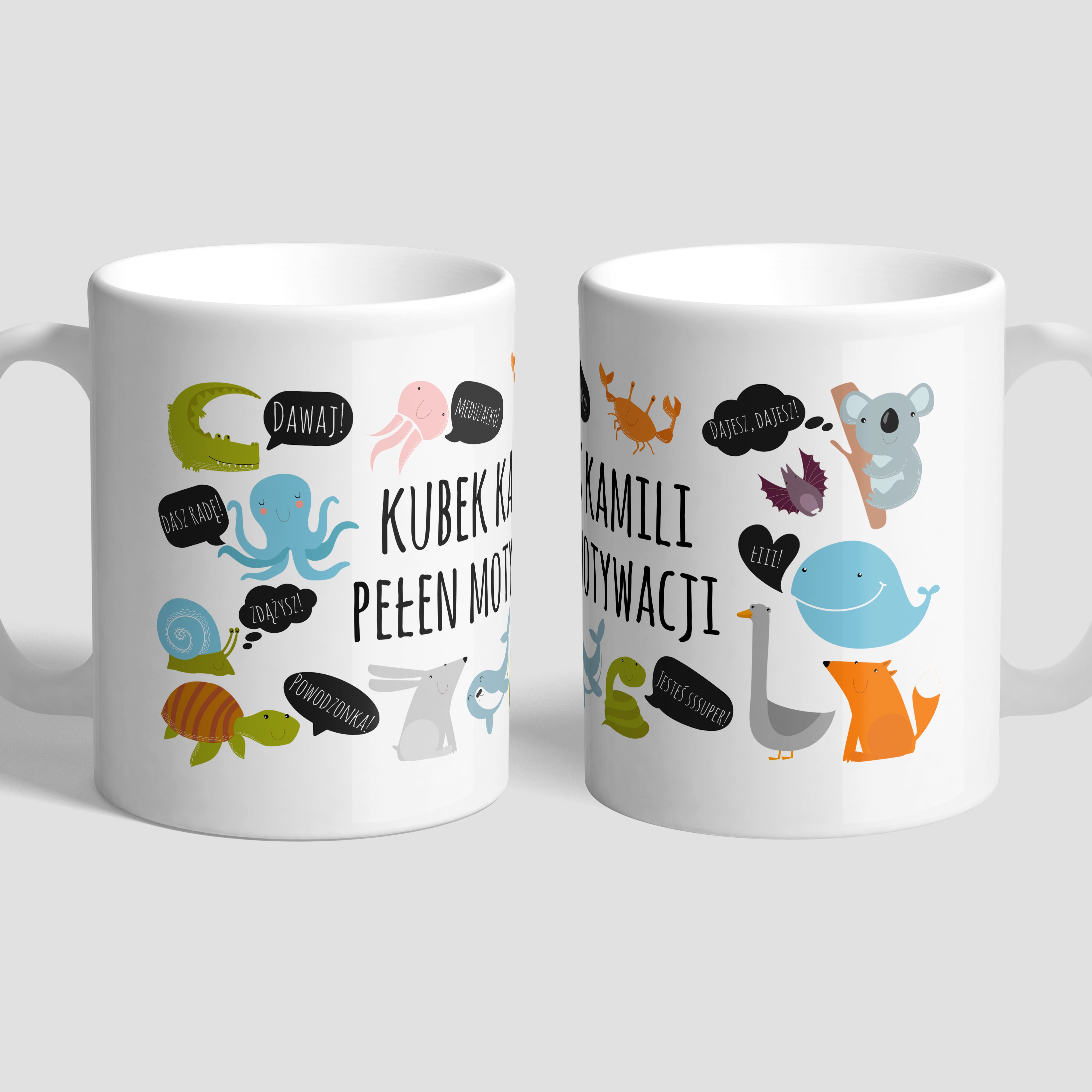 Personalizowany kubek do szkoły kubek z nadrukiem kubek dla dziecka prezent dla dziecka kubek na prezent