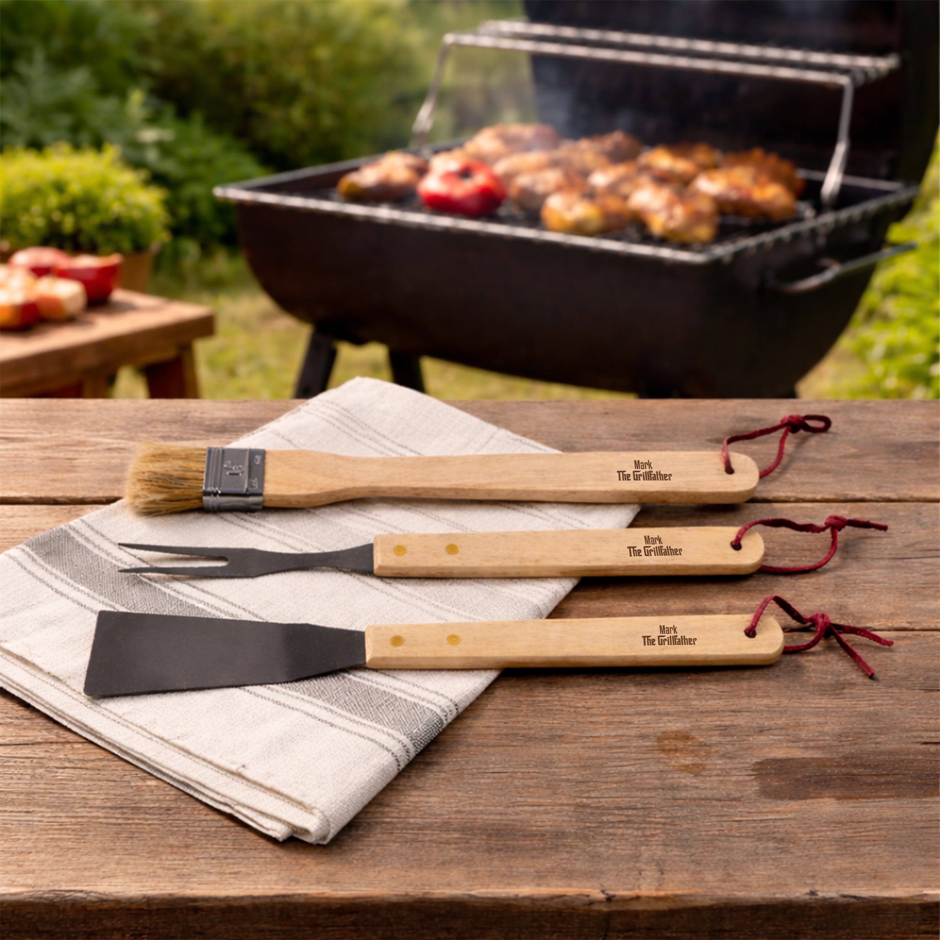 Grillset - Geschenk für Papa - Liebhaber des Grillens