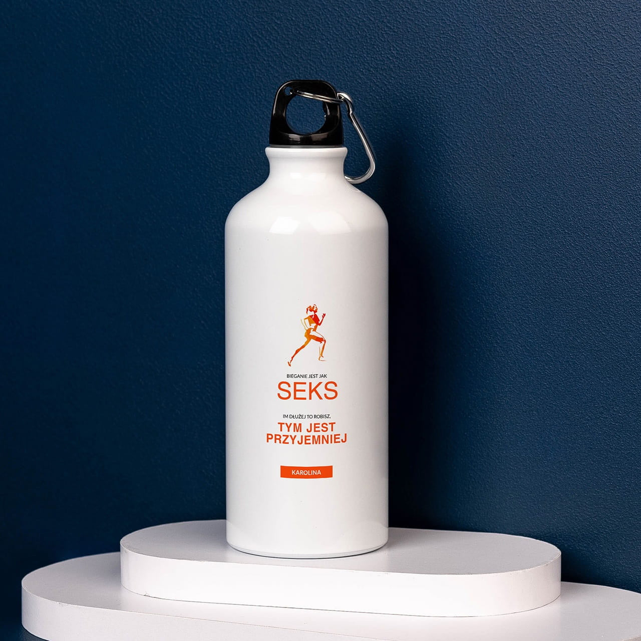 Personalizowany bidon - prezent dla biegaczy prezent dla sportowca bidon personalizowany bidon dla biegacza