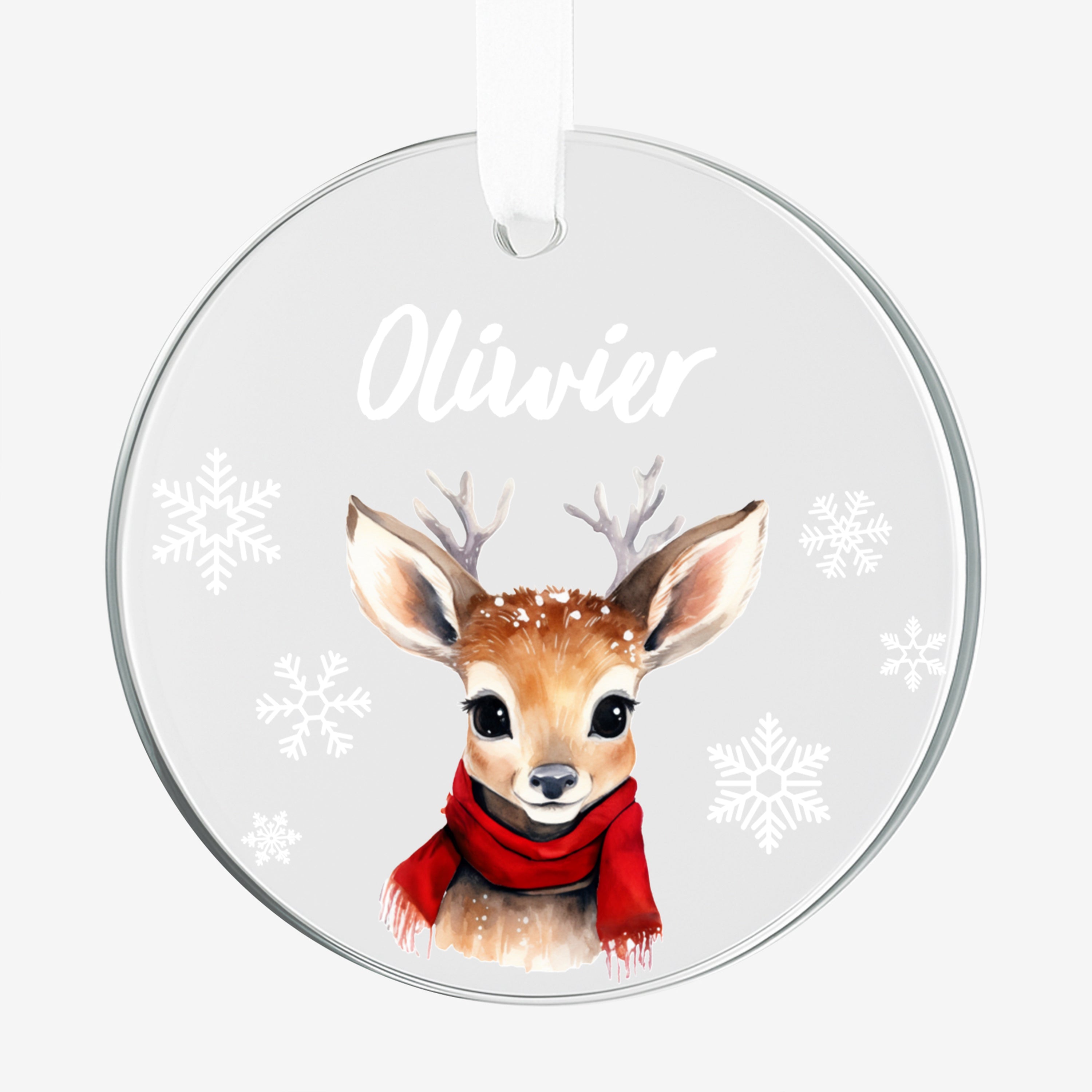 Szklanka zawieszka na mikołajki dla dziecka