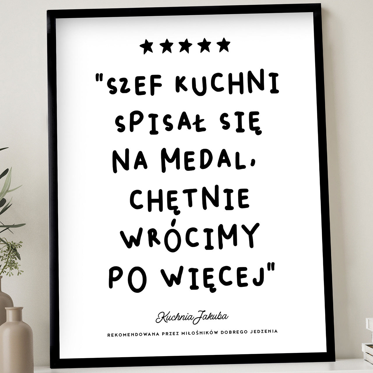 Plakat dla miłośnika gotowania