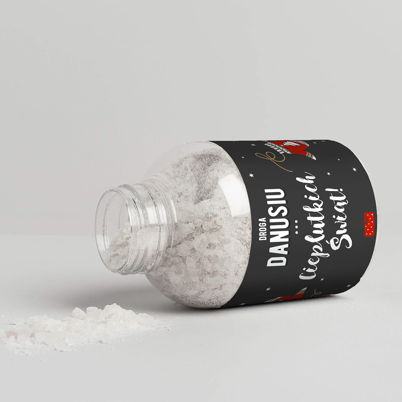 Sól do kąpieli - Cieplutkie Święta - prezent na święta dla koleżanki prezent dla koleżanki na święta sól kąpielowa