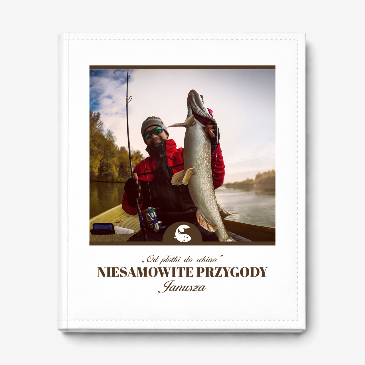 Personalizowany album dla wędkarza prezent dla wędkarza gadżet dla wędkarza album personalizowany