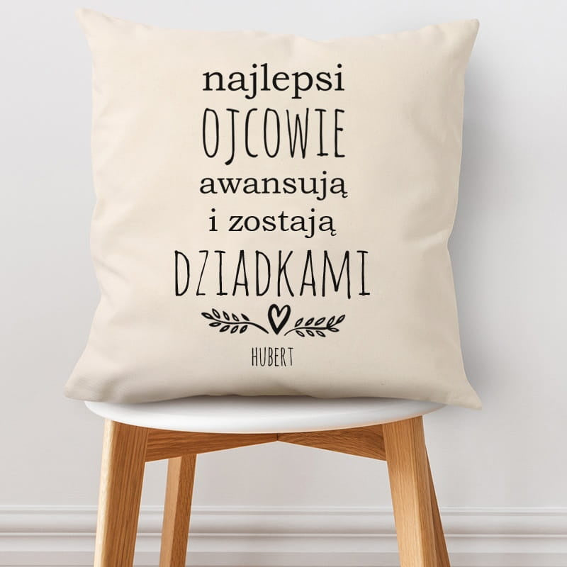 Personalizowana poduszka dla dziadka - prezent na dzień dziadka prezent dla dziadka poduszka na dzień dziadka