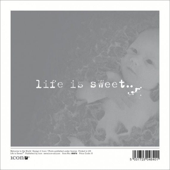 Kartka z okazji narodzin dziecka Welcome to the world kartka na narodziny dziecka