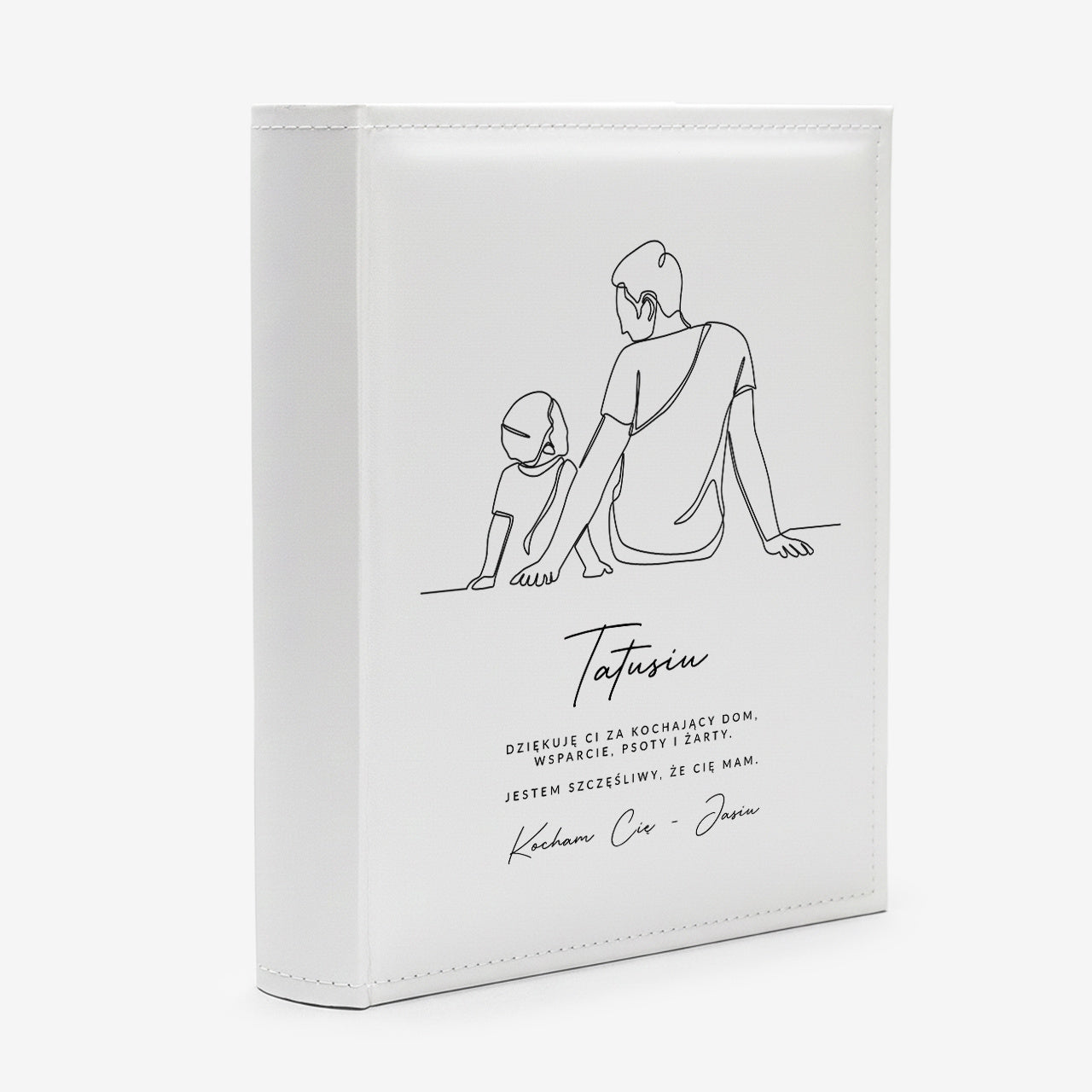 Personalizowany album dla taty od syna album na dzień taty prezent na dzień taty prezent na urodziny taty