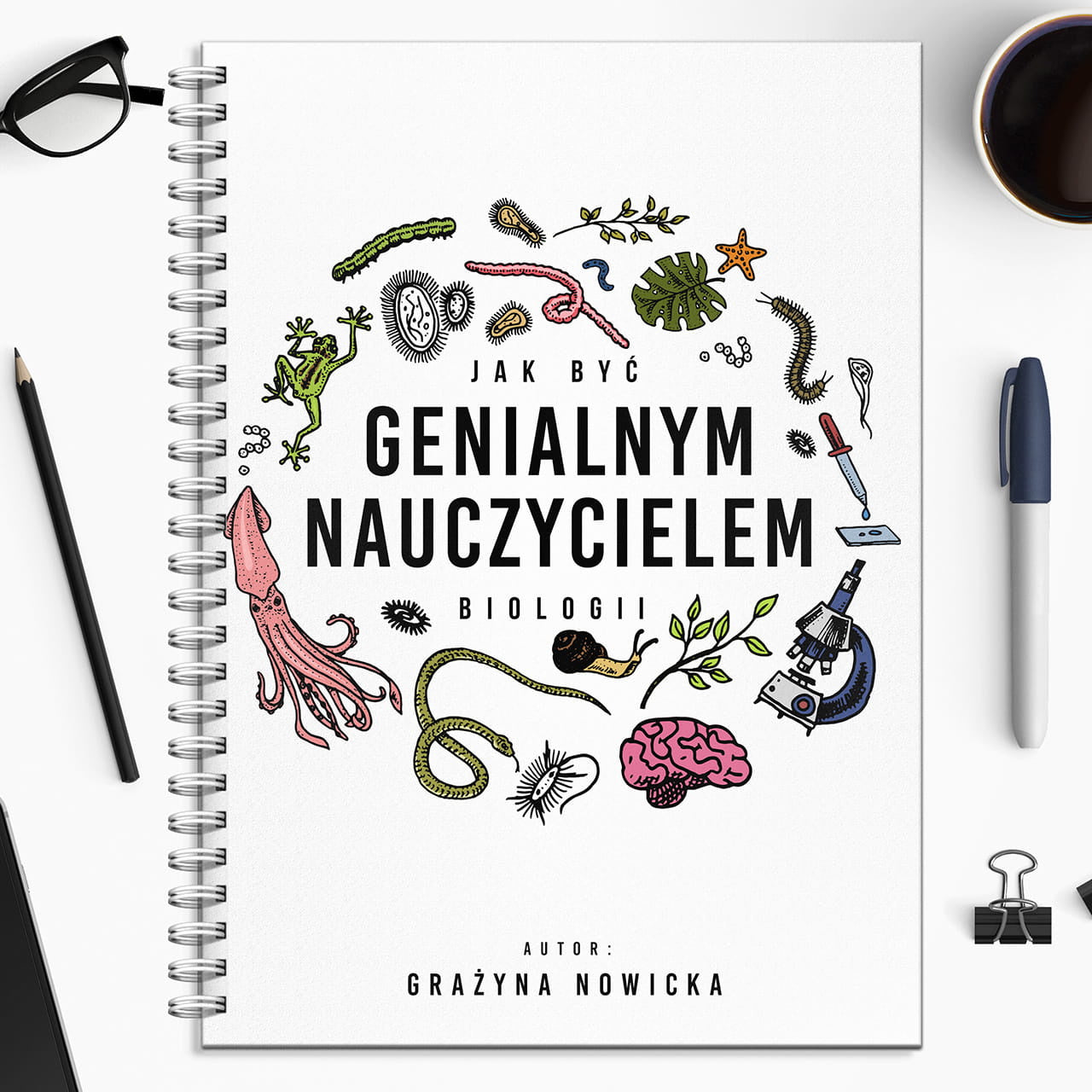 Personalizowany notes dla nauczyciela biologii prezent dla biologa prezent dla nauczyciela biologii