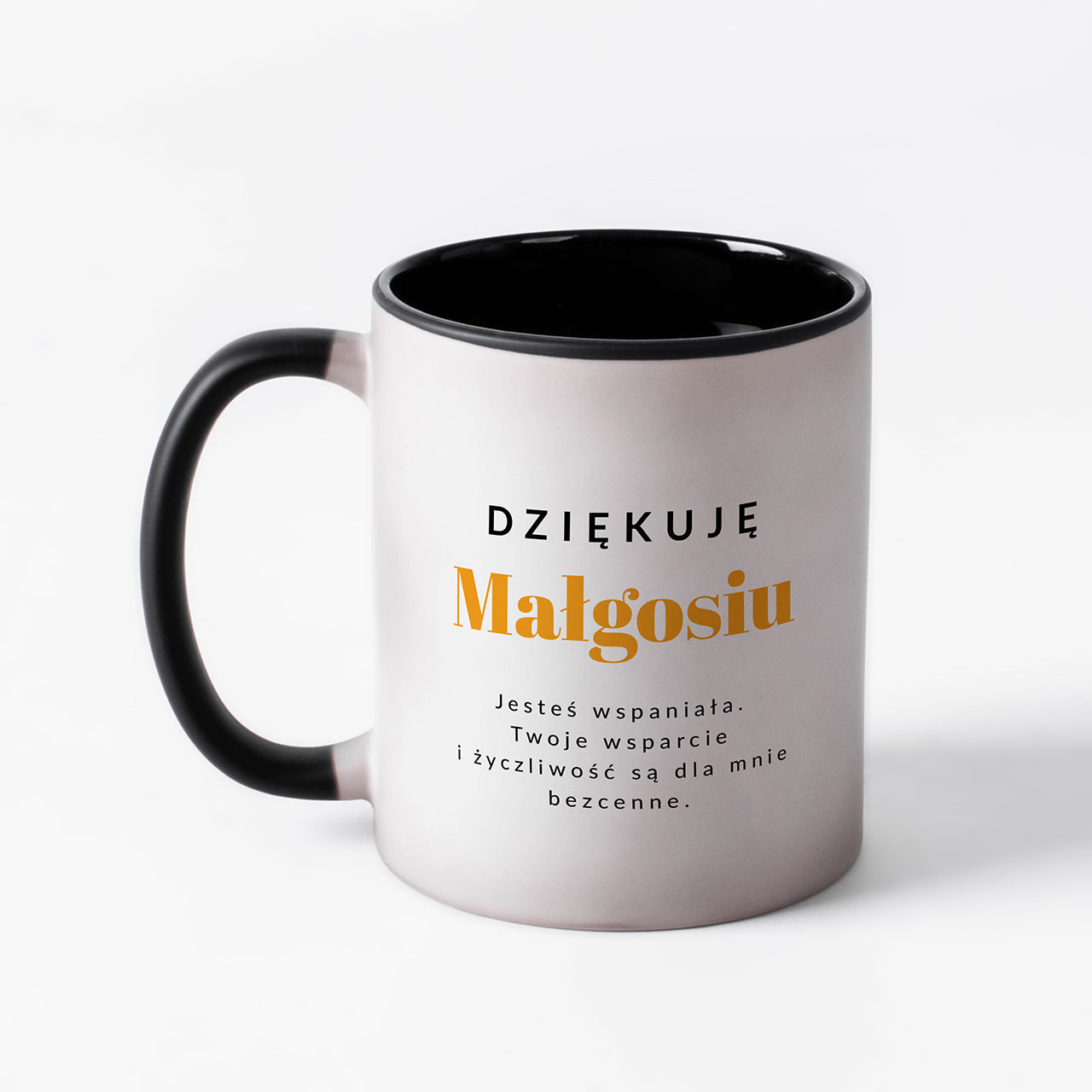 Termoaktywny kubek na podziękowanie