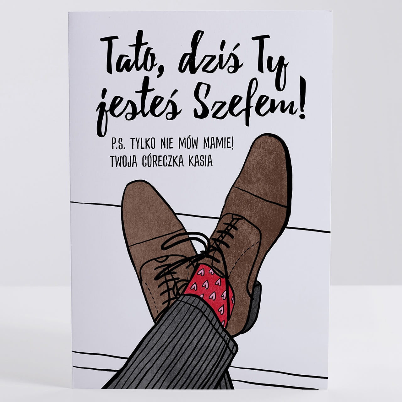 Kartka personalizowana na Dzień Ojca - tata szef