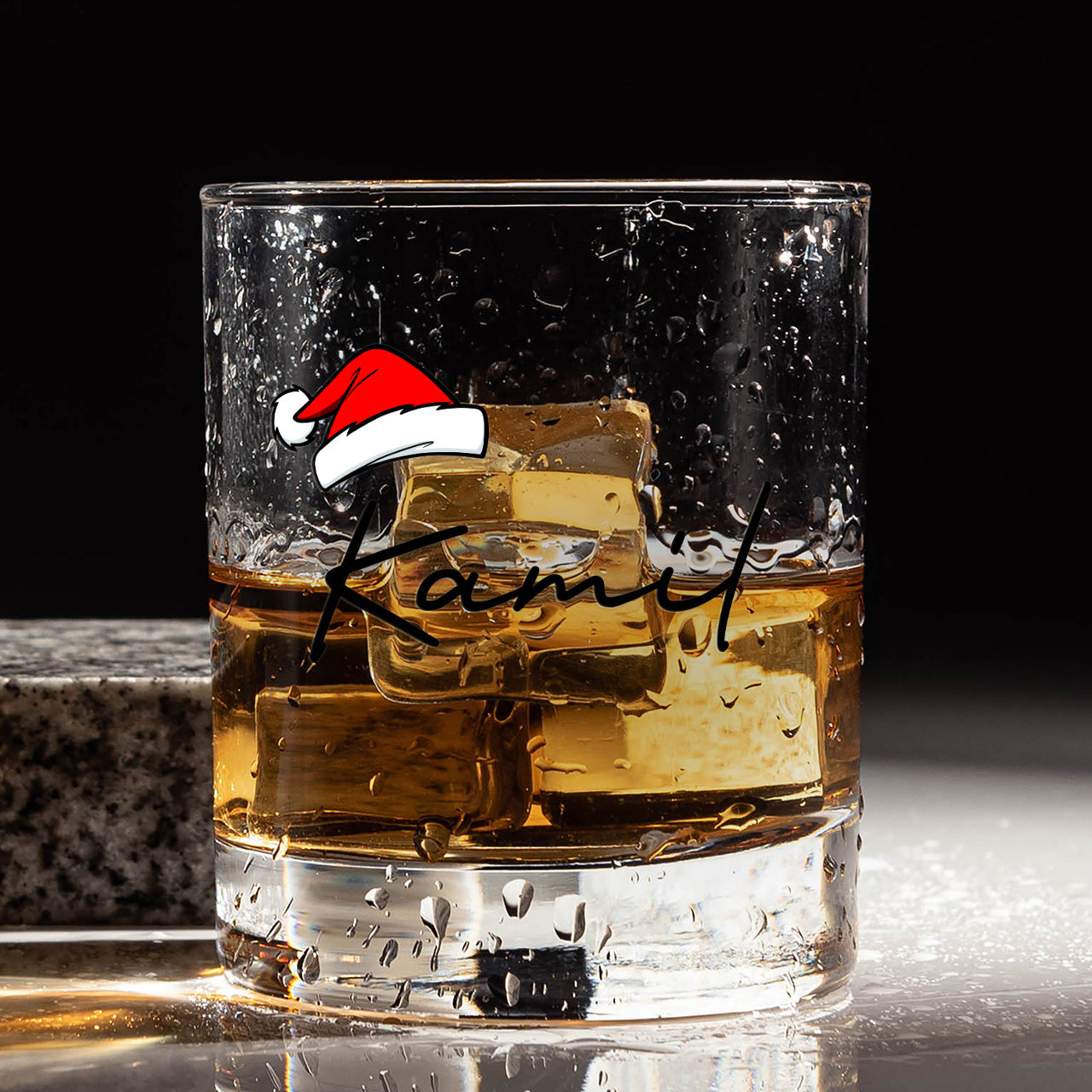 Świąteczna szklanka do whisky - prezent mikołajkowy dla mężczyzny szklanka do whisky