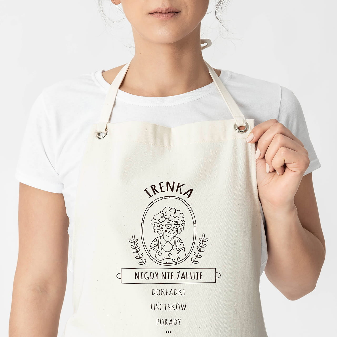Personalizowany fartuch na urodziny dla babci