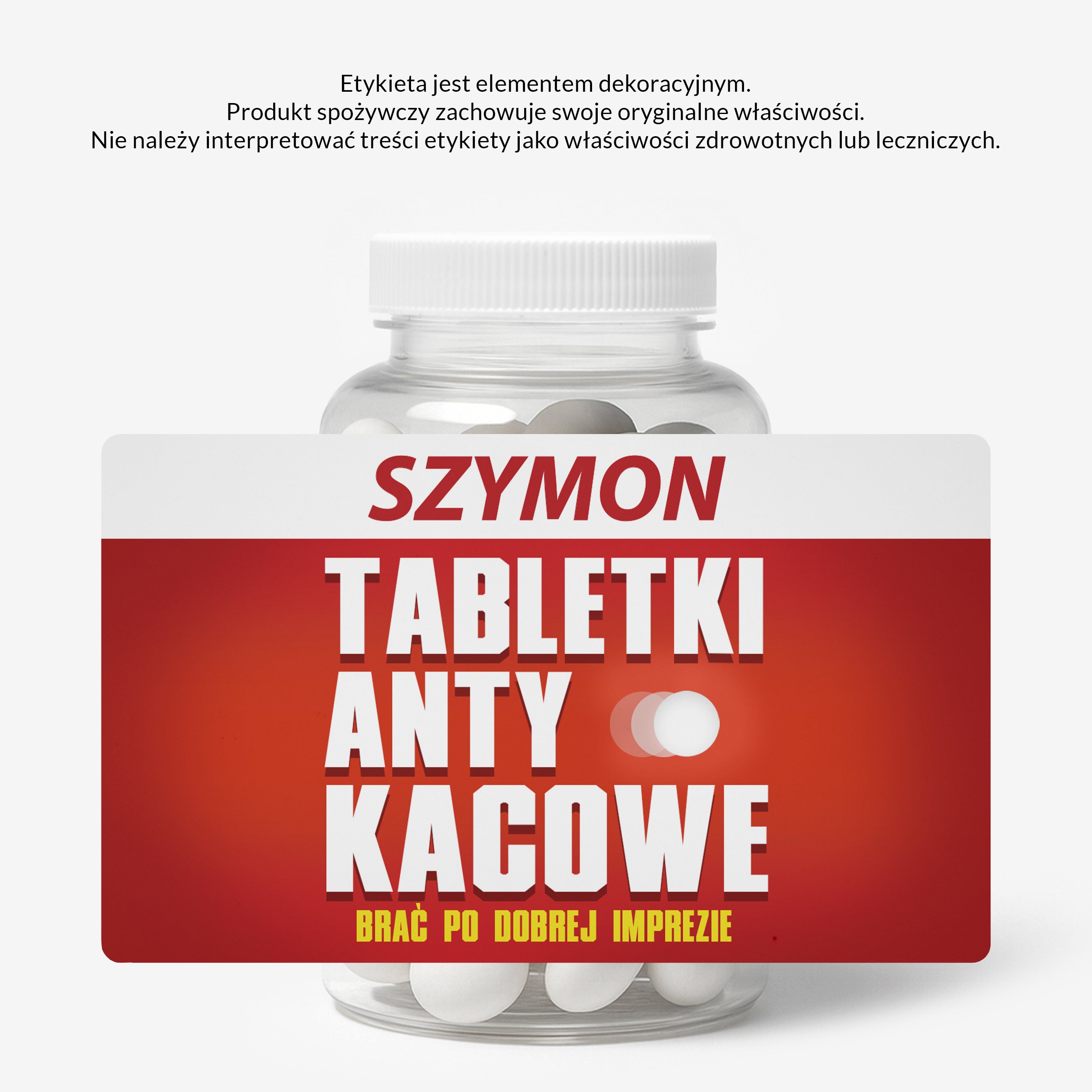 Zestaw cukierków miętowych z etykietą do personalizacji - prezent dla kolegi cukierki miętowe miętowe cukierki