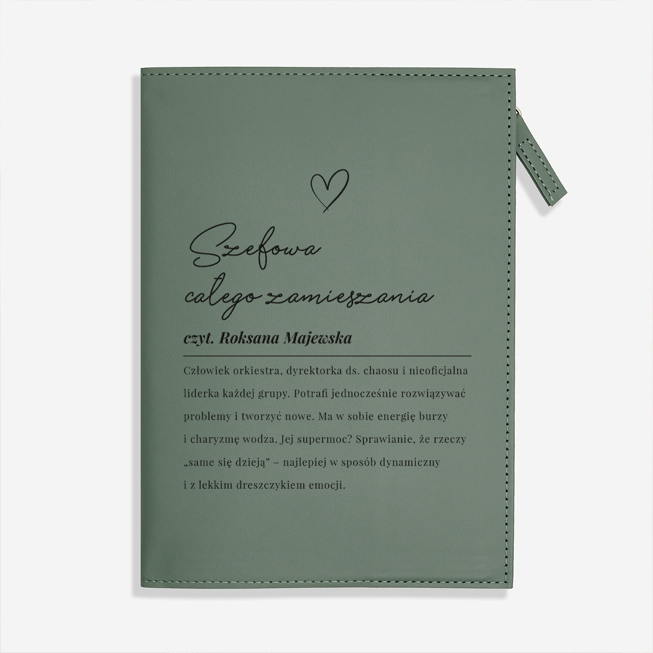 Notatnik na zamek - praktyczny prezent dla kobiety notes z personalizacją elegancki prezent dla kobiety