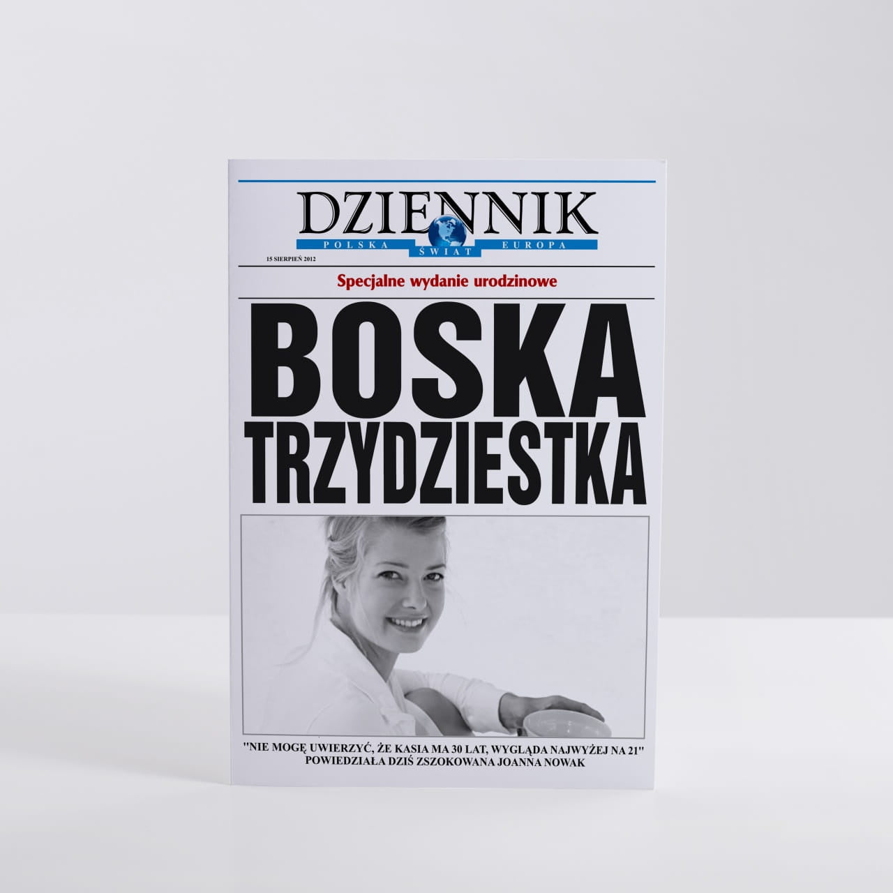 Kartka ze zdjęciem na 30 urodziny