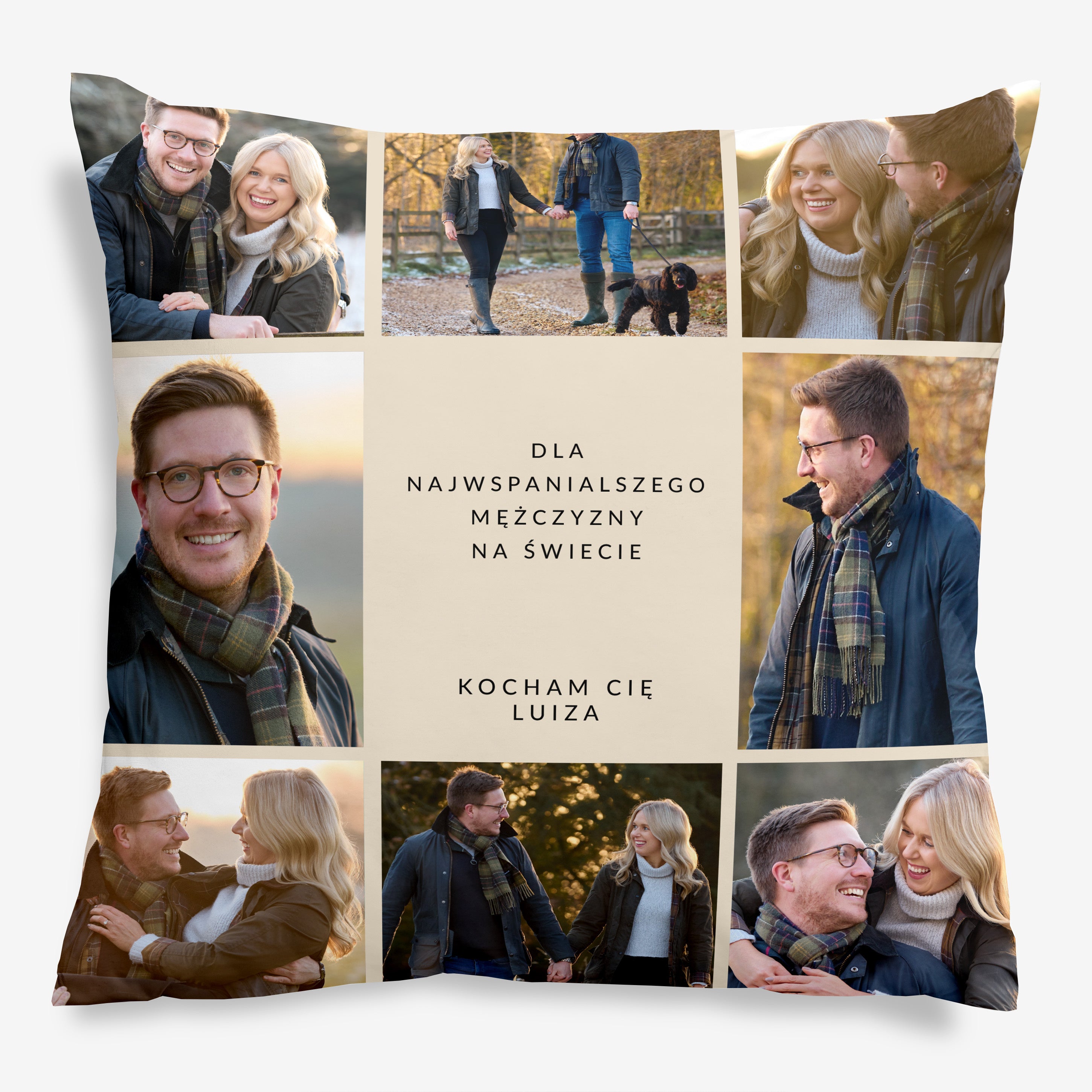 Personalizowana poduszka na Dzień Mężczyzny