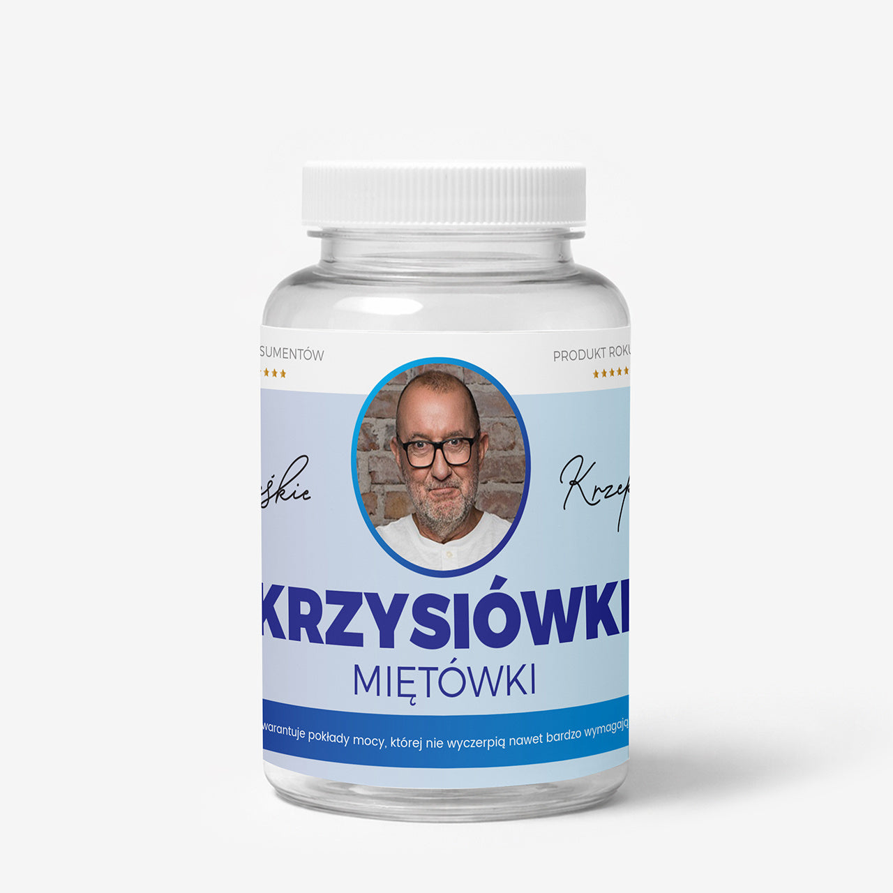 Personalizowane opakowanie na miętówki/cukierki - upominek dla dziadka prezent dla dziadka na dzień dziadka
