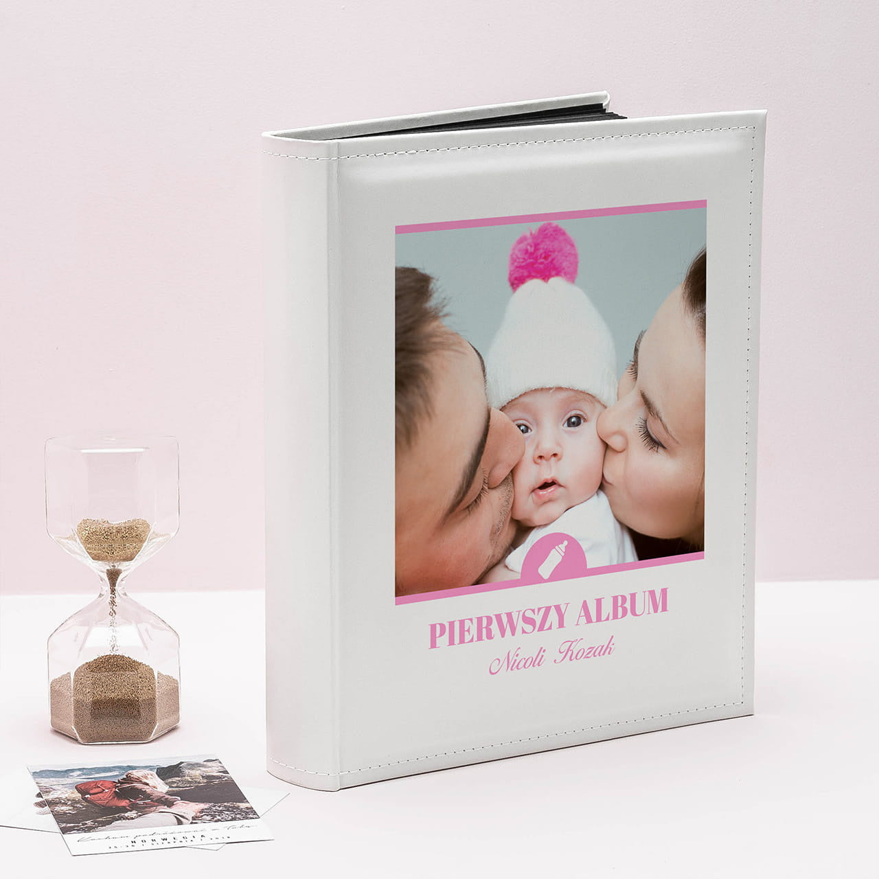 Album fotograficzny - prezent na narodziny dziewczynki album dla dziewczynki prezent dla młodych rodziców