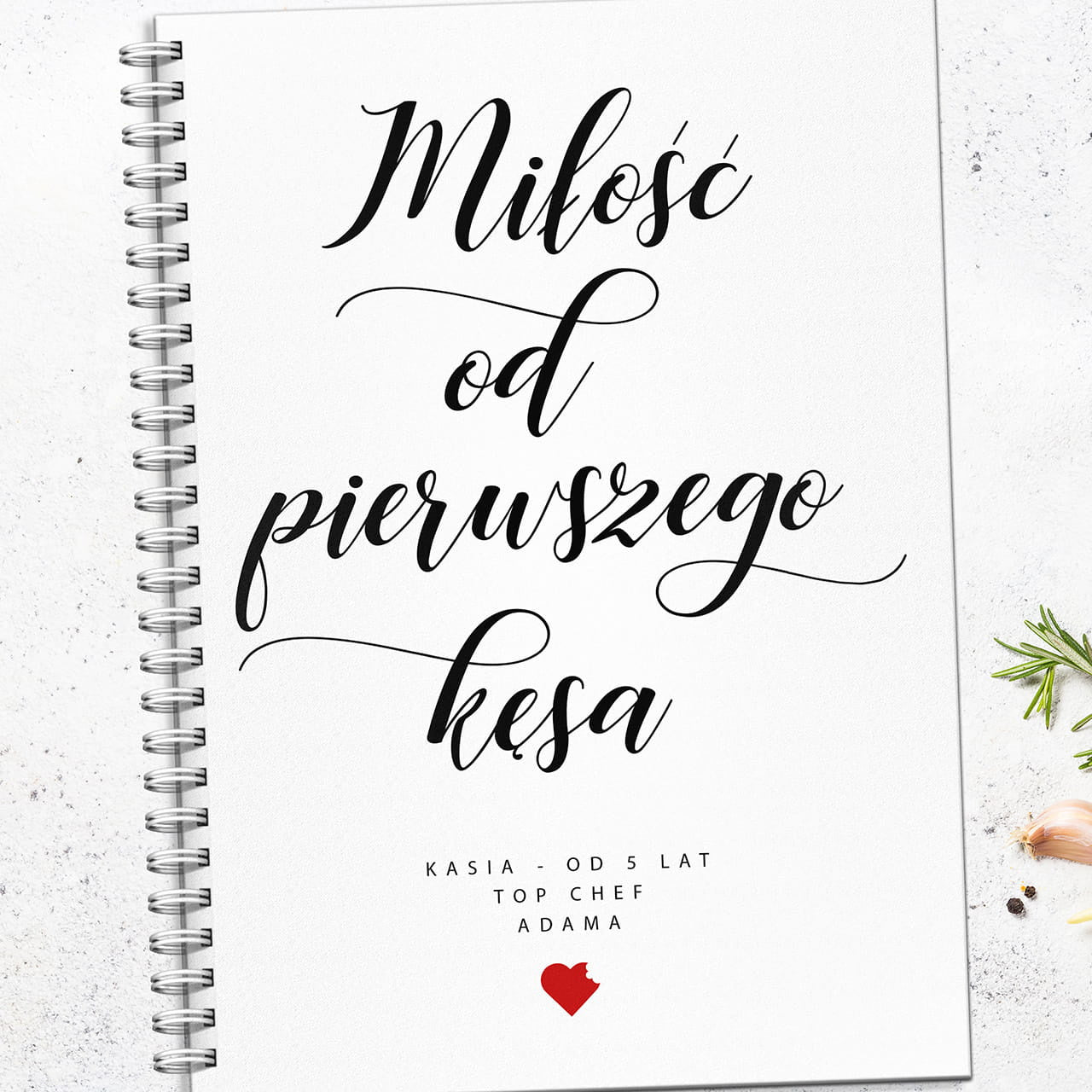 Personalizowany notes dla żony na Rocznicę