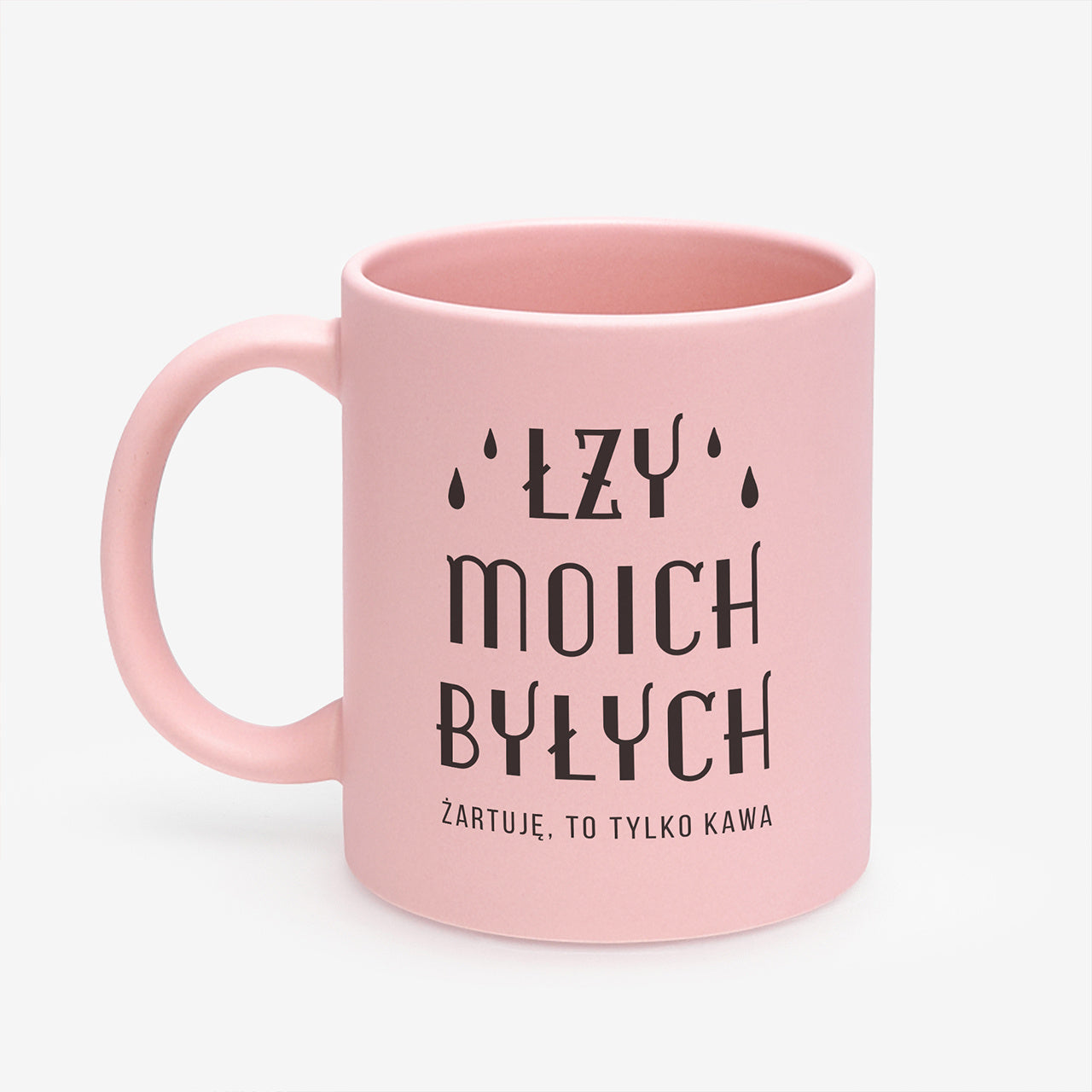 Kubek różowy - prezent dla kobiety
