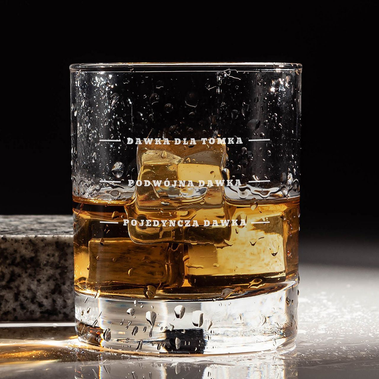 Personalizowana szklanka do whisky - prezent dla konesera whisky